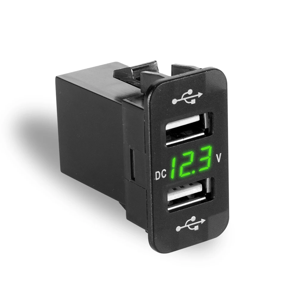 Новый DC 12-24V двойной USB зарядное устройство для Suzuki автомобиля аксессуары 4.2A