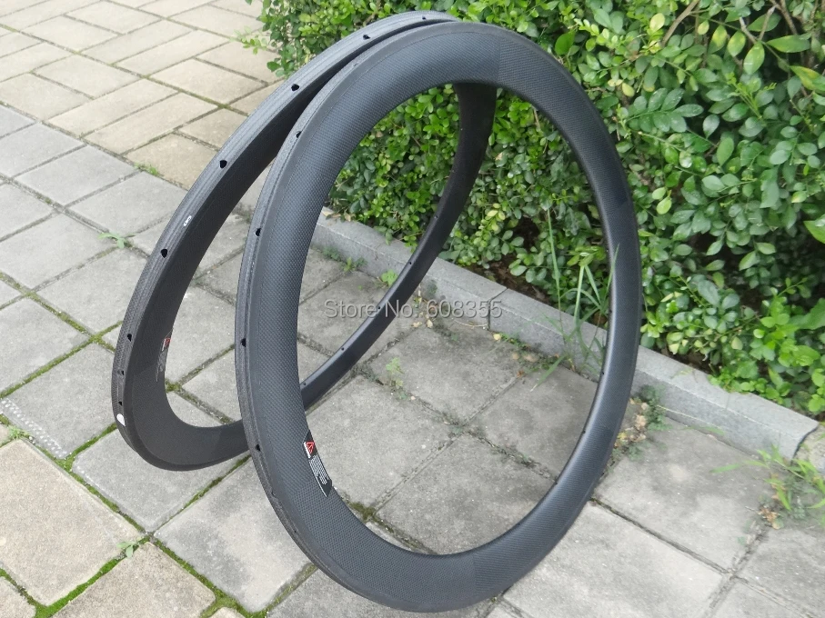 FLX-RIM-T06: углеродный матовый дорожный велосипед 700c трубчатый обод колеса 60 мм