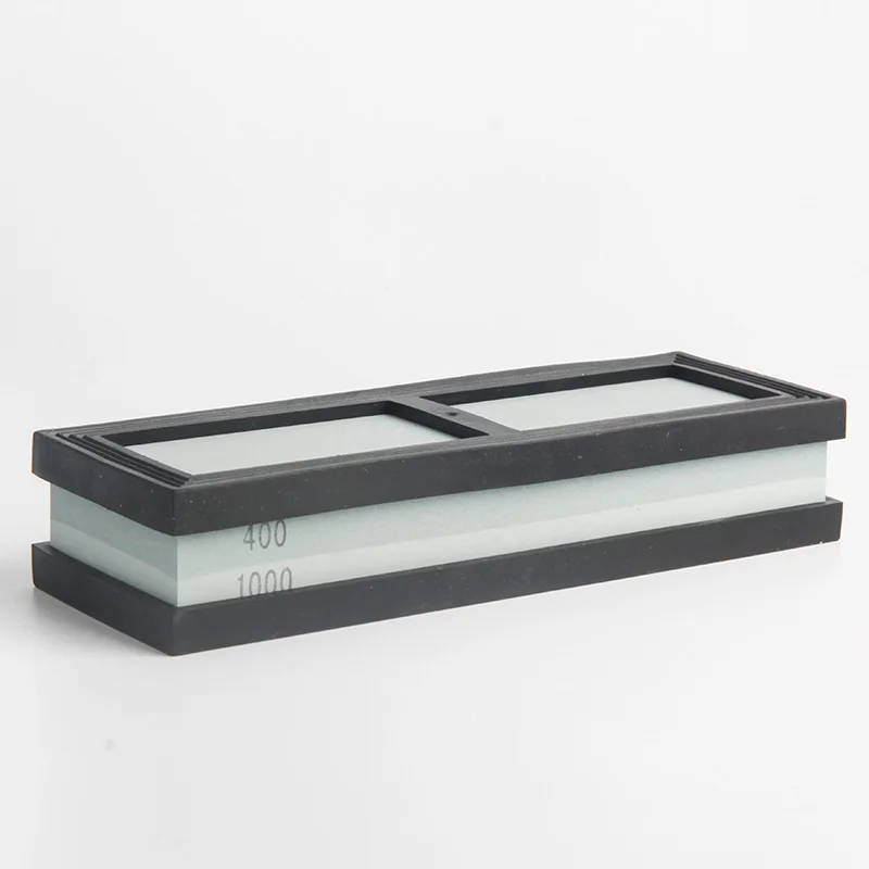 400 1000 grit RSCHEF точилка для кухонных ножей 240/800 1000/3000 зернистость корунд двухсторонний точильный камень, каменные хонинговые камни - Цвет: 400 1000 grit