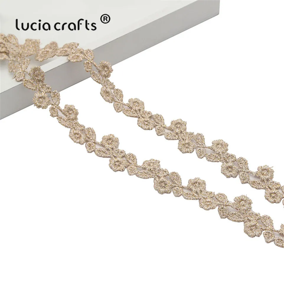 Lucia crafts 2 ярдов/партия много стилей Кружева отделка ленты для комнаты вечерние украшения DIY аксессуары для пошива одежды N0709