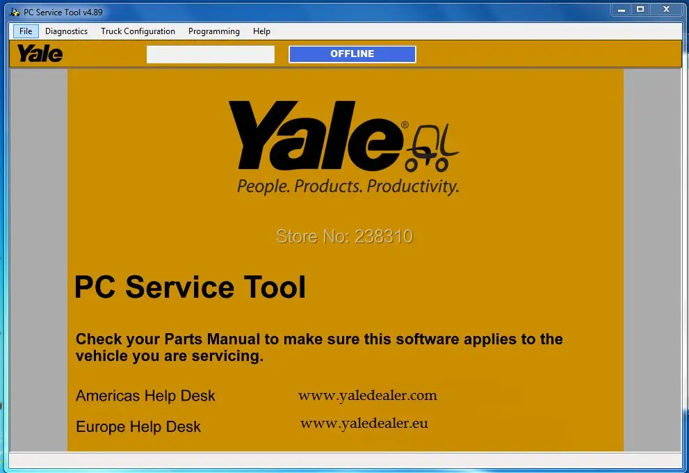 For Yale PC Service Tool v 4.89 [with license user and pass for more PC] | Автомобили и мотоциклы