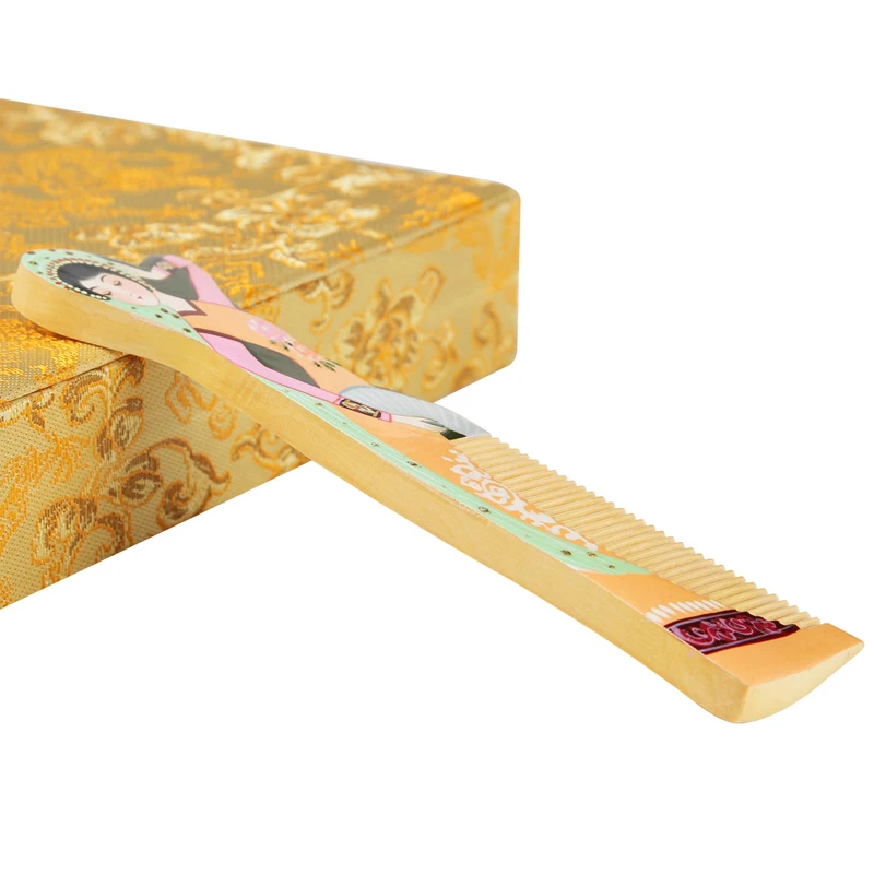 

Changzhou Chinese Hair Comb Ornaments Crafts Creative Minority Ethnic Girl Painted Wooden Combs Minority Crafts Decoratio
