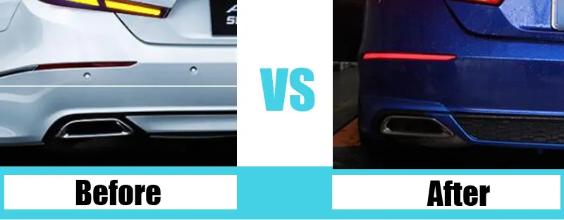 Задний противотуманный фонарь для Honda Accord Inspire Автомобильный светодиодный тормозной светильник заднего бампера с динамическим поворотным сигналом