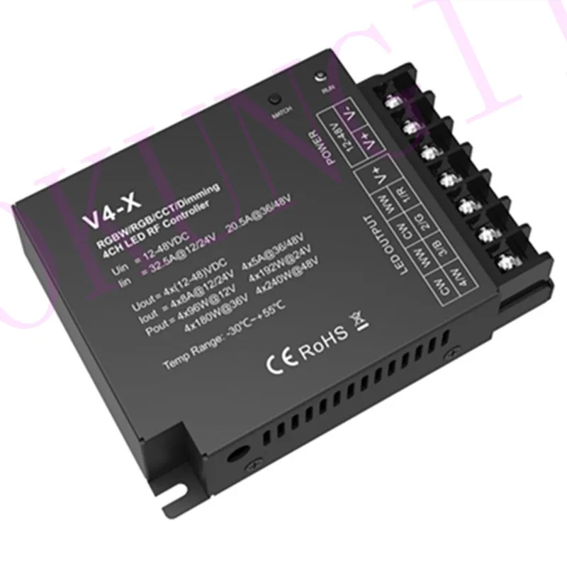 4CH * 8A/5A 12 48VDC CV контроллер V4 X|Контролеры RGB| |