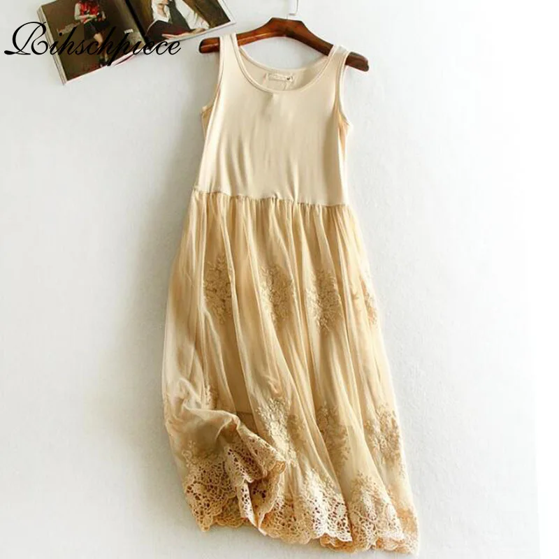 Rihschpiece 2017 белое туника летнее платье женское больших размеров макси женские