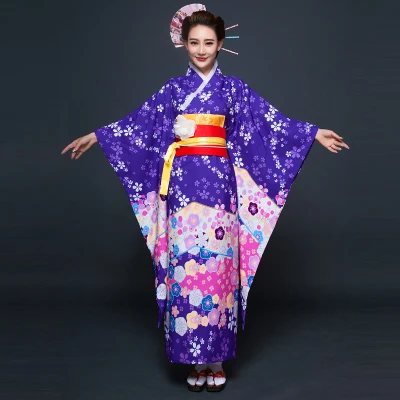 

The new 2020 high-grade traditional Japanese kimono show ms long stage