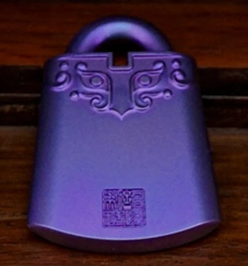 purple EDC титановый сплав нож бусины кулон уличный Паракорд DIY украшения титановый сплав снаряжение для кемпинга выживания EDC инструменты - Цвет: purple