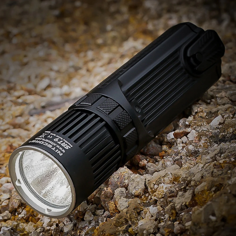 Nitecore srt9 фонарик + USB Аккумуляторы x 2 CREE xhp50 LED белый/rgrb/УФ-5 цветов Lights Смарт селектор