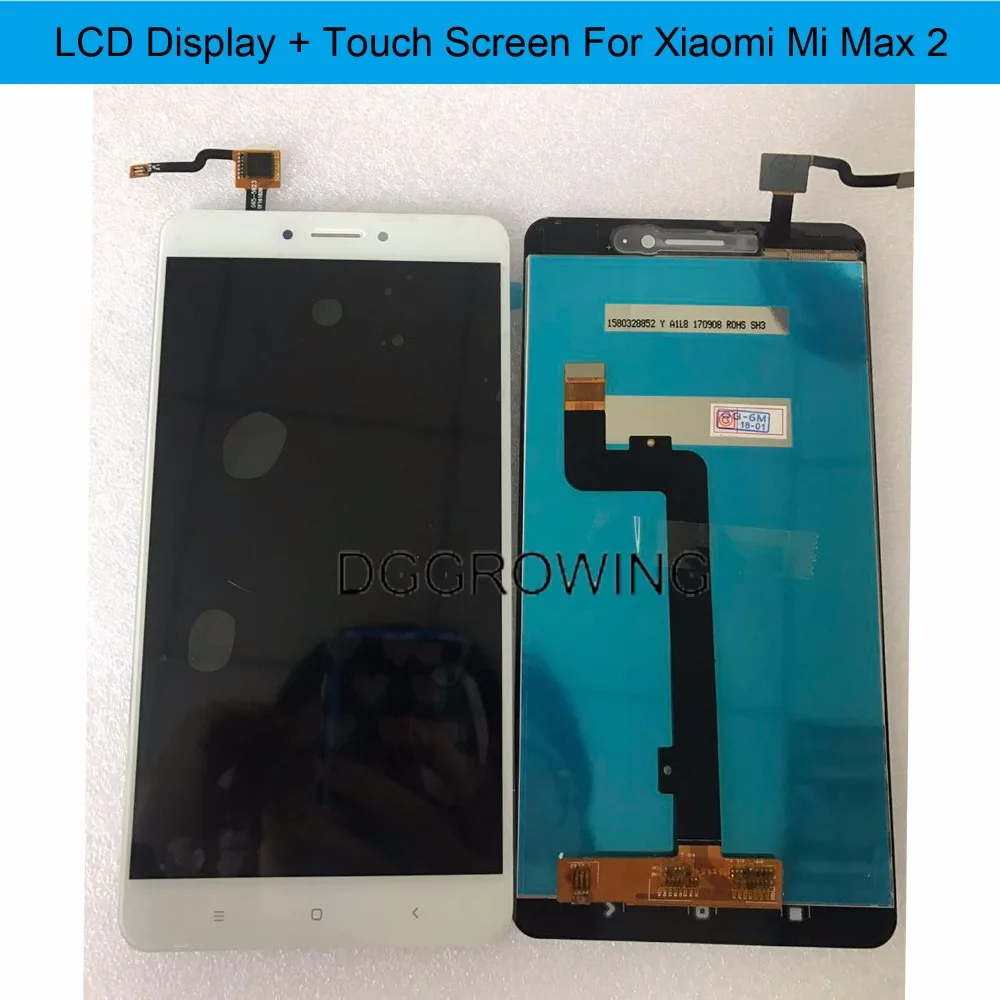 DGGROWING 100% протестированный 6 44 дюймовый IPS LCD экран с сенсорной панелью дигитайзер в