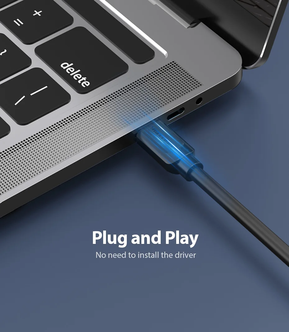 Vention USB C HDMI Тип Кабеля C к HDMI Thunderbolt 3 для MacBook huawei Коврики P20 Pro samsung Galaxy S9/ s10 USB-C HDMI адаптер
