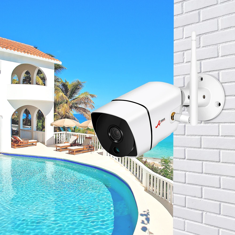 ANRAN wifi умная ip-камера Wi-Fi аудио запись Водонепроницаемая CCTV сеть Домашняя