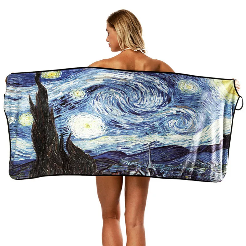 Женское пляжное Ассиметричное платье на бретельках без рукавов с принтом в виде