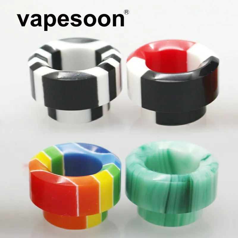 

20pcs VapeSoon Drip Tip 810 Mouthpiece E-Cigarettes Resin Drip Tip Wide Bore For TFV12 Prince,X-BABY,V8 BIG BABY