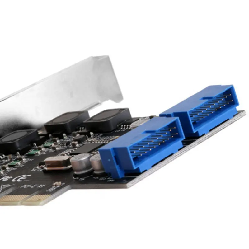 PCI Express на двойной 20 контактный USB 3.0 e X1 2 порта 19pin USB3.0 Header с поддержкой