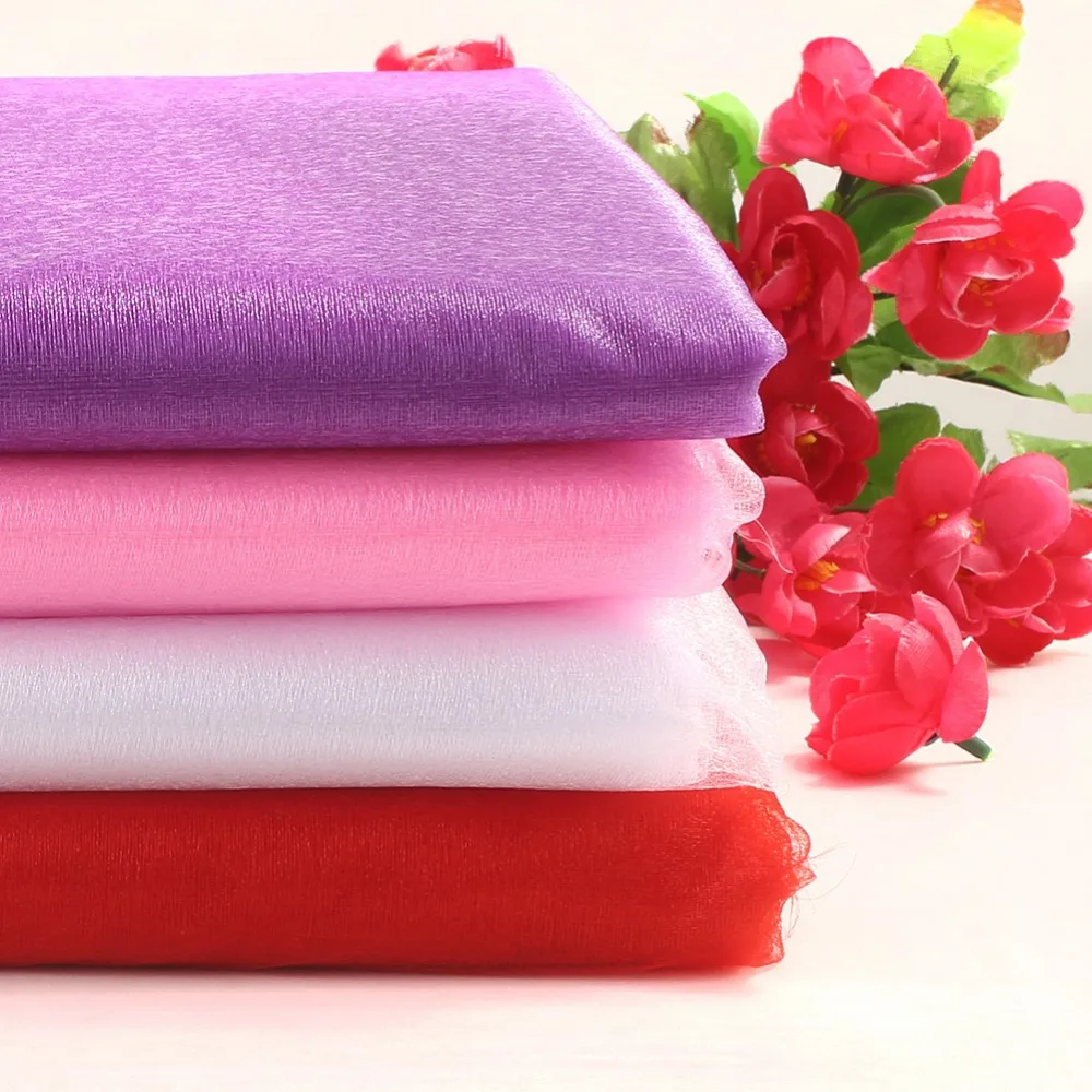 48 см ширина арки прозрачный кристалл органза тюль Сделай Сам искусственные