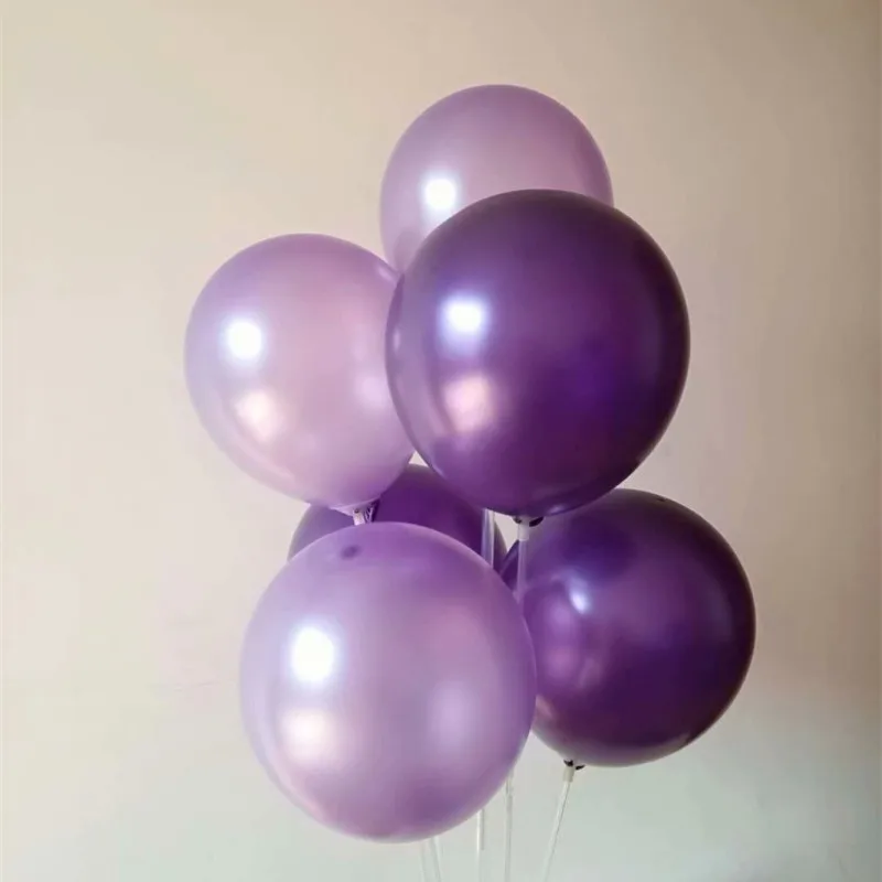 Baloons фиолетовый 50 шт./lot12 дюймов 3 2 г латексные легкие фиолетовые воздушные шары