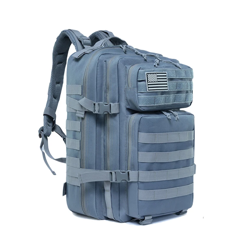 Gray 45L большой емкости военный рюкзак тактический рюкзак для мужчин походная сумка для путешествий Альпинизм Туризм Mochila Blaso XA809WA - Цвет: Gray
