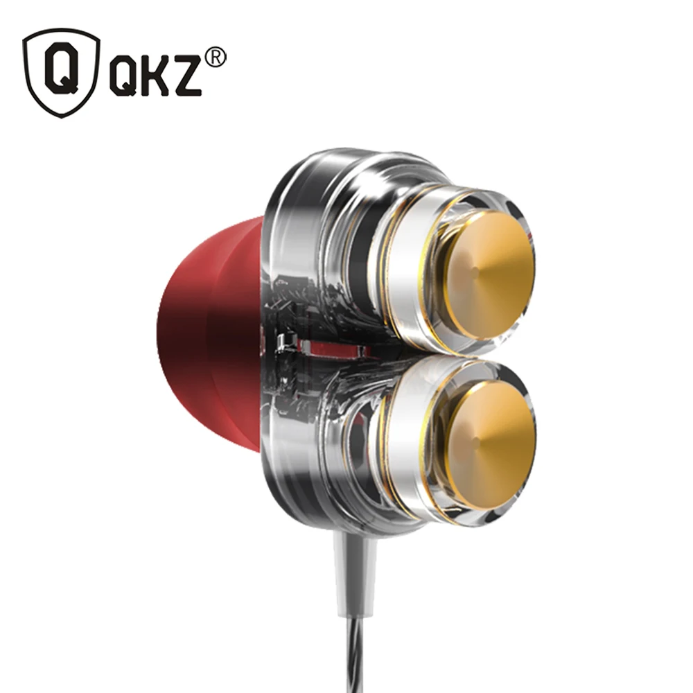 QKZ KD7 двойные драйверы наушники с микрофоном для телефона Xiaomi huawei Android телефоны