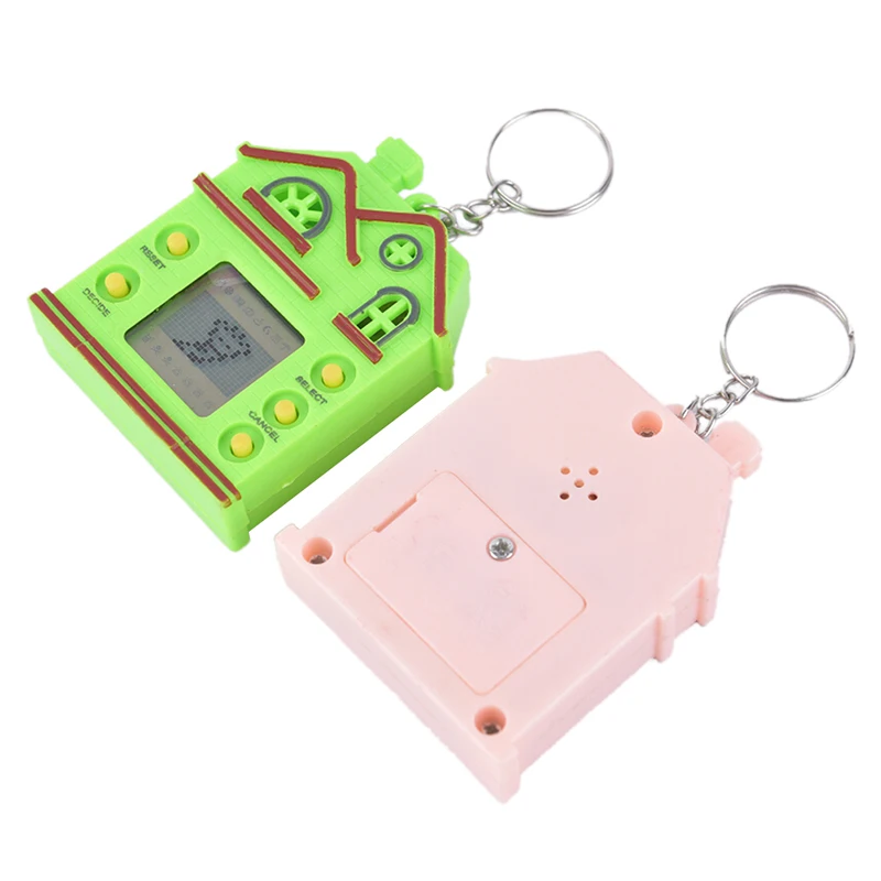 Ностальгическая игровая машина с брелком мини дом дизайн брелок виртуальная