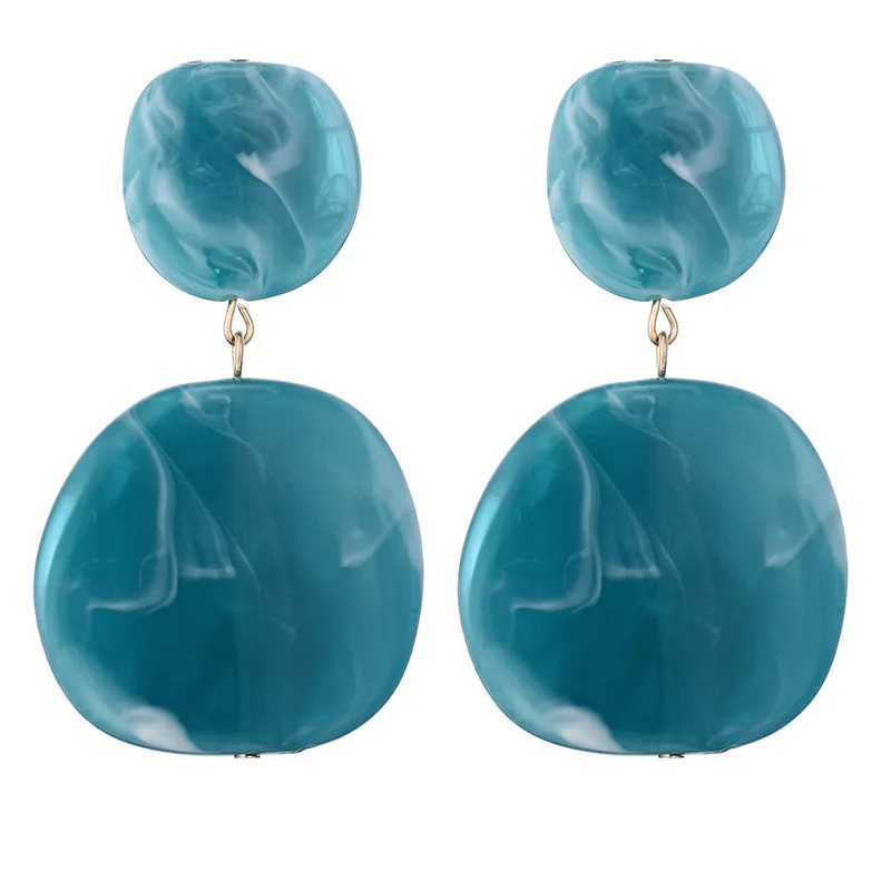 2018 новые модные женские туфли Jewelry Для женщин серьги Однотонная одежда уксусной