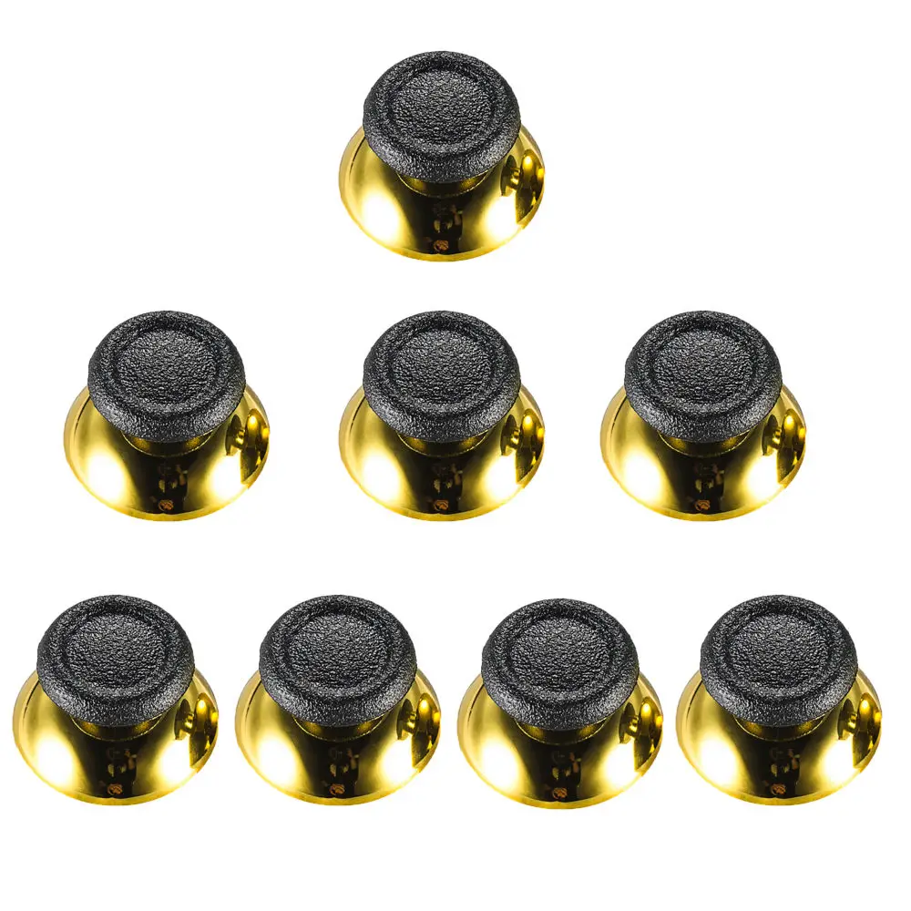 8 шт. под заказ металлические хромированные золотые стандартные стики для PS4 Slim