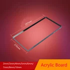 Акриловая доска A4, прозрачный экструдированный плексигласный лист, органический полиметилметакрилат толщиной 1 мм, 3 мм, 8 мм, 29x210 мм