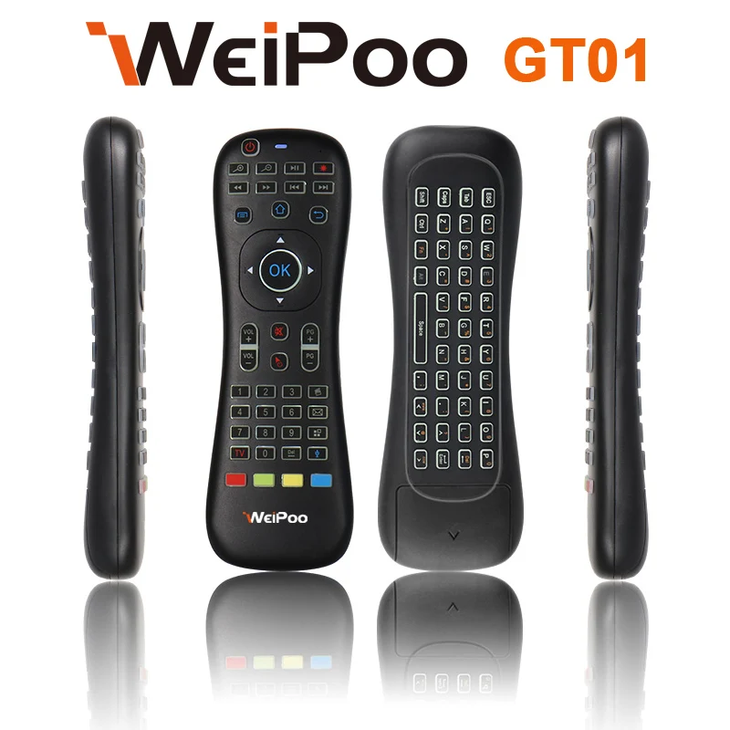 Iweipoo бренд GT01 2.4 г Беспроводной мини Подсветка Клавиатура Fly Air Мышь с ИК обучения