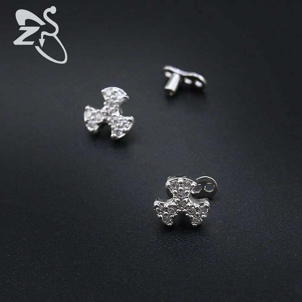 Серьги для пирсинга с внутренней резьбой нержавеющая сталь | Украшения и