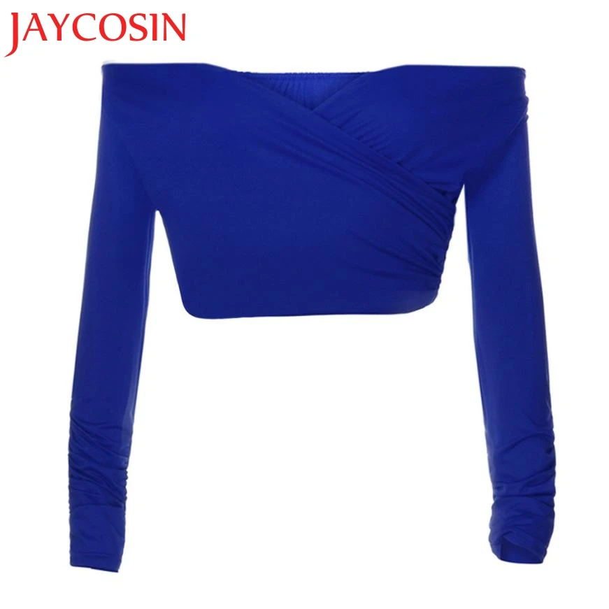 Женская футболка с открытыми плечами и глубоким V образным вырезом|Футболки| |