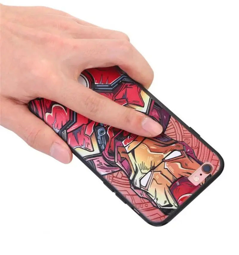 Бренд i6 Телефон Случае Для Apple iPhone 6 s 3D край Мягкой силикон + Акриловые камеры