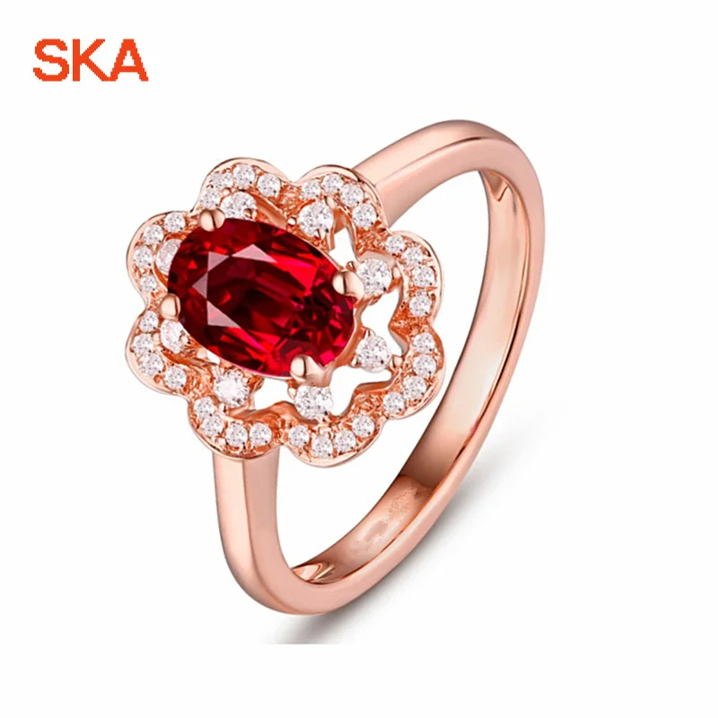 Bijoux женское кольцо обручальное из розового золота кольца для женщин в форме