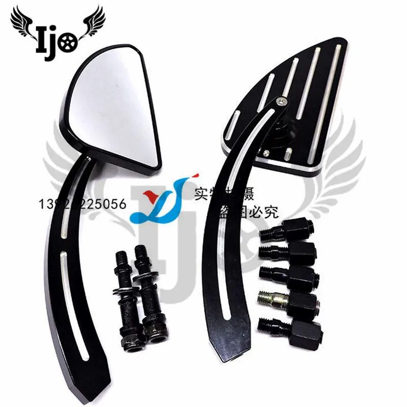 

free shipping motorbike mirrors moto ATV Off-road dirt pit bike black motorbike rearview mirror unviersal motorcycle accessories