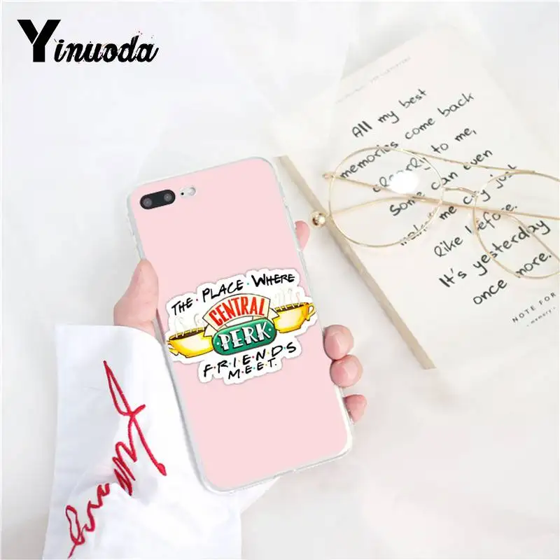 Yinuoda центральный Perk кофе друзья ТВ шоу Телефон чехол для iPhone 6S 6plus 7plus 8 8Plus X Xs MAX 5 5S XR