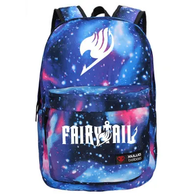 Хит продаж Аниме Fairy Tail Natsu рюкзак унисекс школьный сумка из Оксфордской ткани