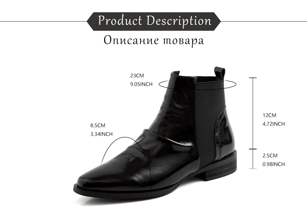 JSI/Стильные Женские Полусапоги с Круглым Носком Резиновые Ботинки Осенние Берцы на Квадратном Низком Каблуке Удобные JO198