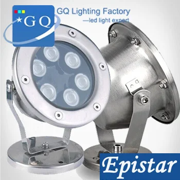 

Fedex 2pcs 3w 5w 6w 7w 9w 12W 15w 18w 24w 36w free shipping IP 68 single color led Underwater Light led outdoor light bulb