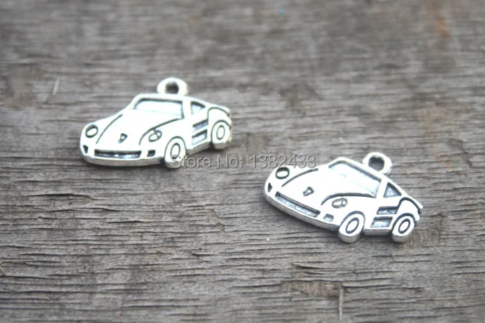 20 шт. -- подвески для спортивных автомобилей Античные тибетские серебряные 21x14мм |