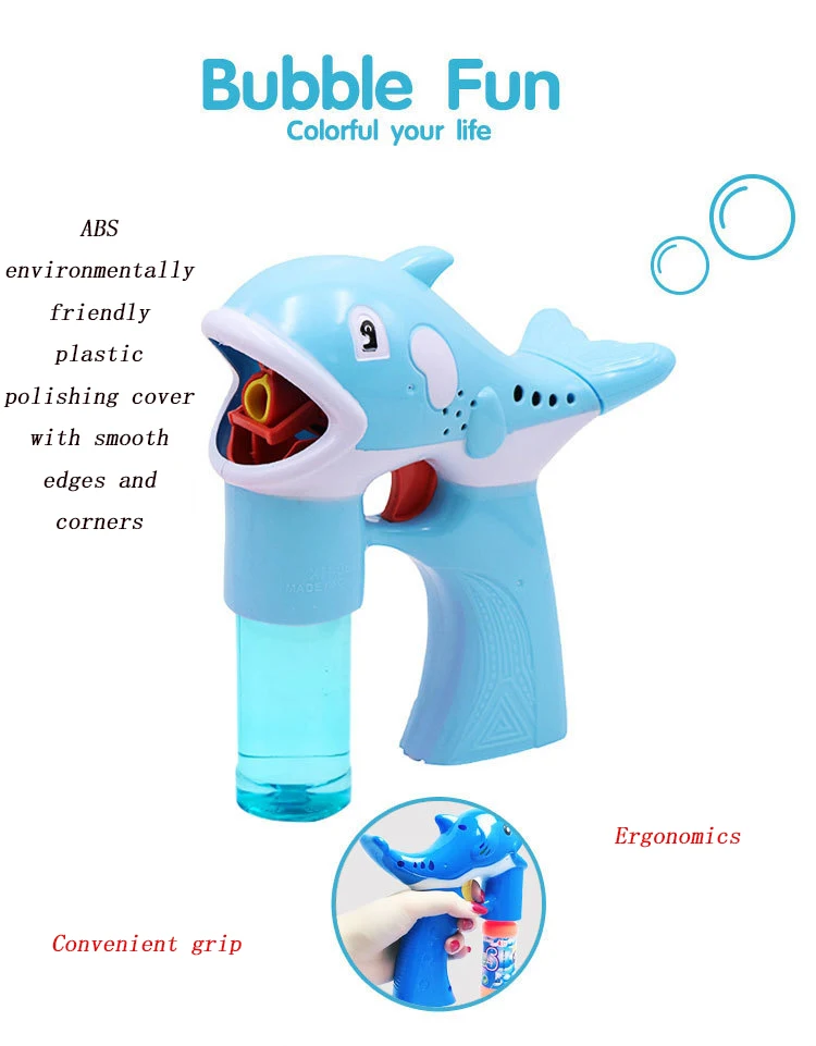 Bubble Machine Toys Electricity Dolphin gun Fully automatic Music children | Игрушки и хобби