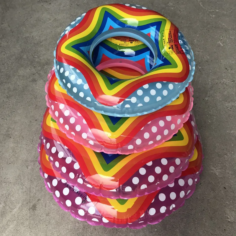 Радужное плавательное кольцо игрушка для бассейна летние пляжные надувные
