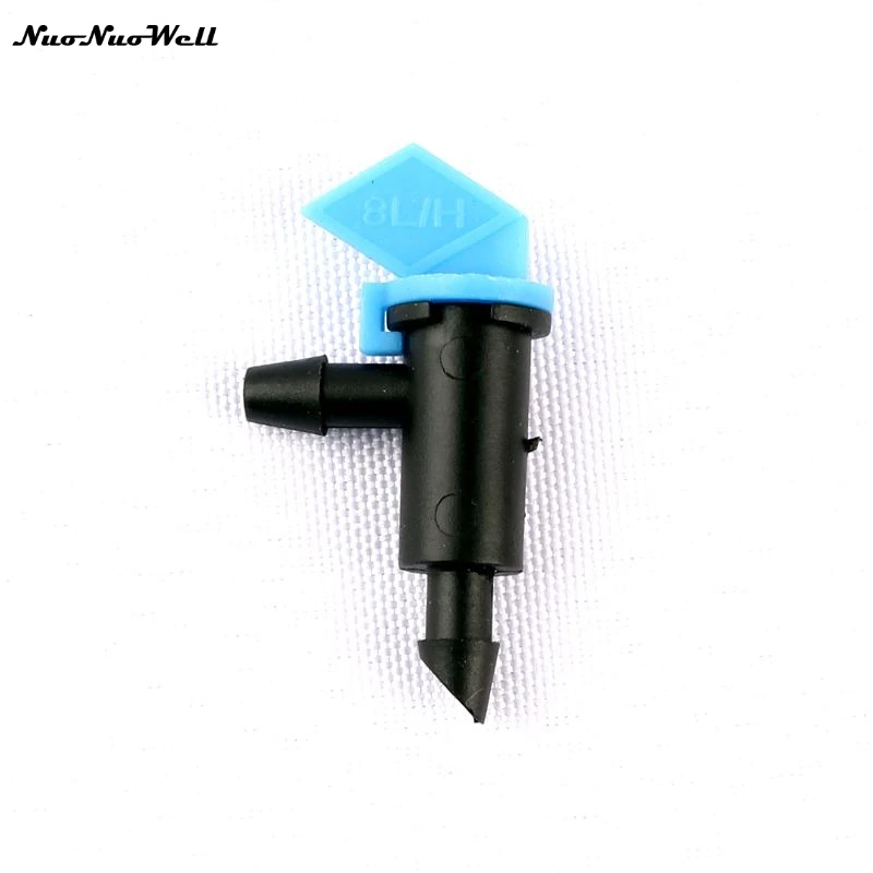 

15pcs NuoNuoWell 8L/H Flag Dripper Drip Emitter Drip Head for Water Saving Micro Irrigation System Garden Plant Veg watering