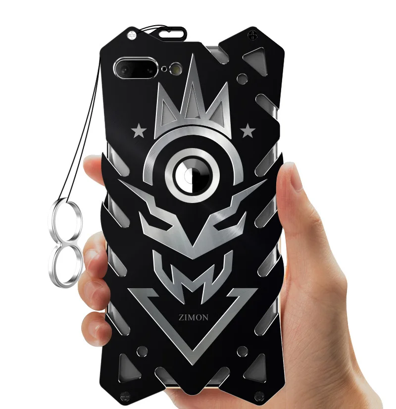 Zimon Armor II авиационный металлический чехол для телефона Iphone 6 6s 7 8 plus мощный