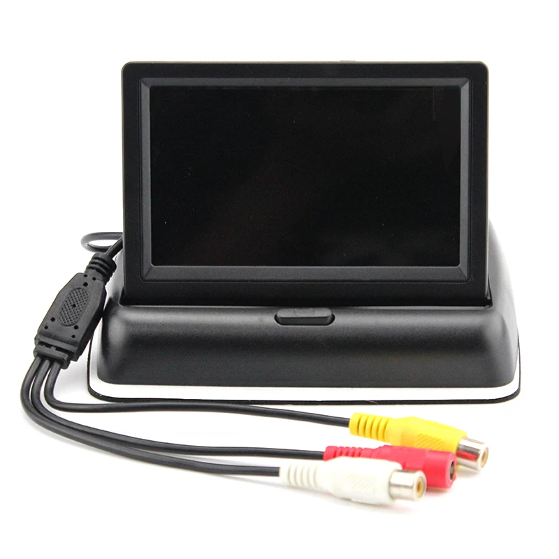 4.3 inch Folding Car in-Dash Monitor Video Parking Sensor Reverse Backup Assistance Trajectory Rearview Camera | Автомобили и
