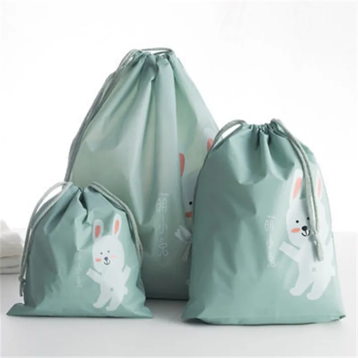 TTLIFE Водонепроницаемая дорожная косметичка женский Органайзер сумка для макияжа моющиеся сумки Большая емкость сумочки для хранения со шнурочками коробка для туалетных принадлежностей - Цвет: Rabbit