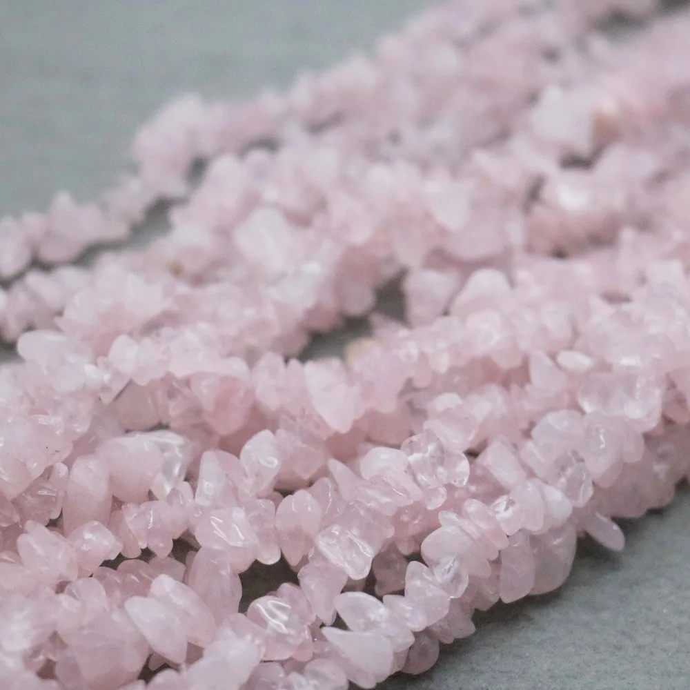 Натуральные камни нестандартные розовые хрустальные бусины браслет ожерелье