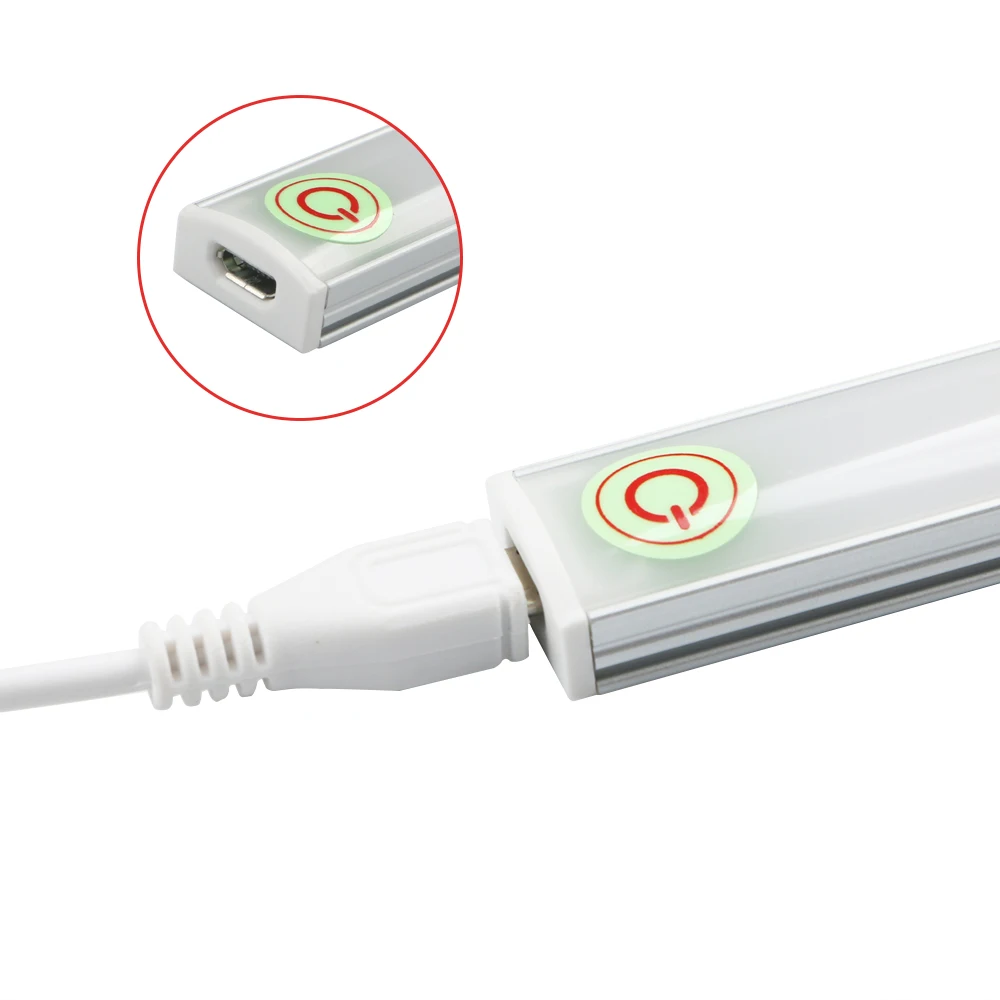 21led 6 Вт USB Touch Сенсор света светодиодные лампы бар ультратонкие Шкаф Кабинет лампа