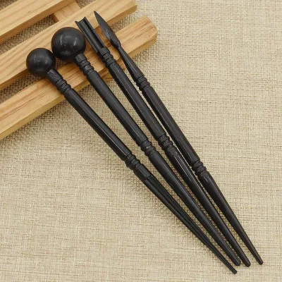 as photos 4 шт. резьба кисть для поделок Керамика инструменты аксессуары ручной DIY полимерная глина модель Керамика инструмент глина скульптура - Цвет: as photos