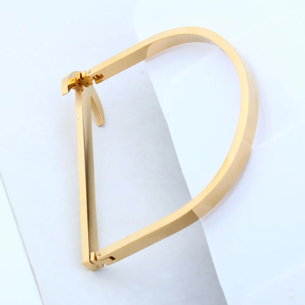 XUANHUA Bracelets &amp Bangles Stainless Steel Jewelry Woman Metal Bracelet Luxury Dubai New Fashion Jewellery |