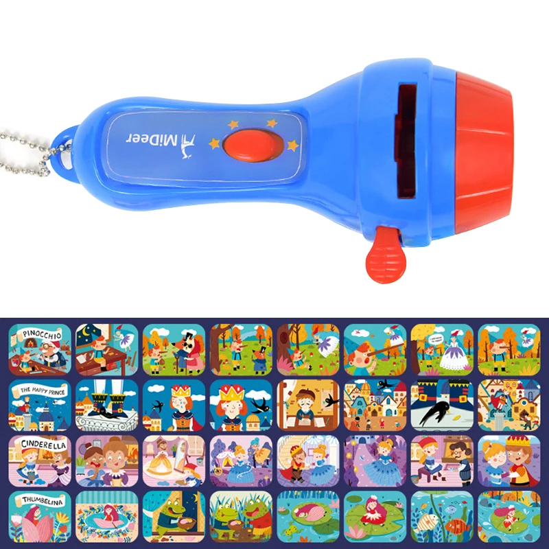 Мини фонарик проекционный развивающие светящиеся игрушки для детей дети