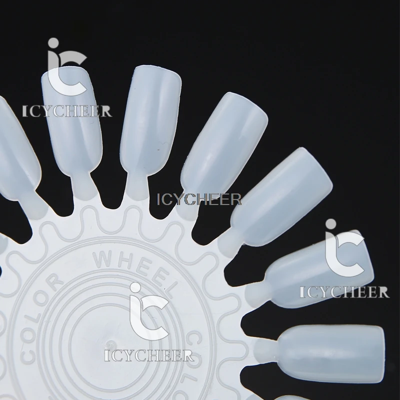 ICYCHEER 5/10 шт Круглый Nail Art Дисплей практические советы акриловый лак Натуральный