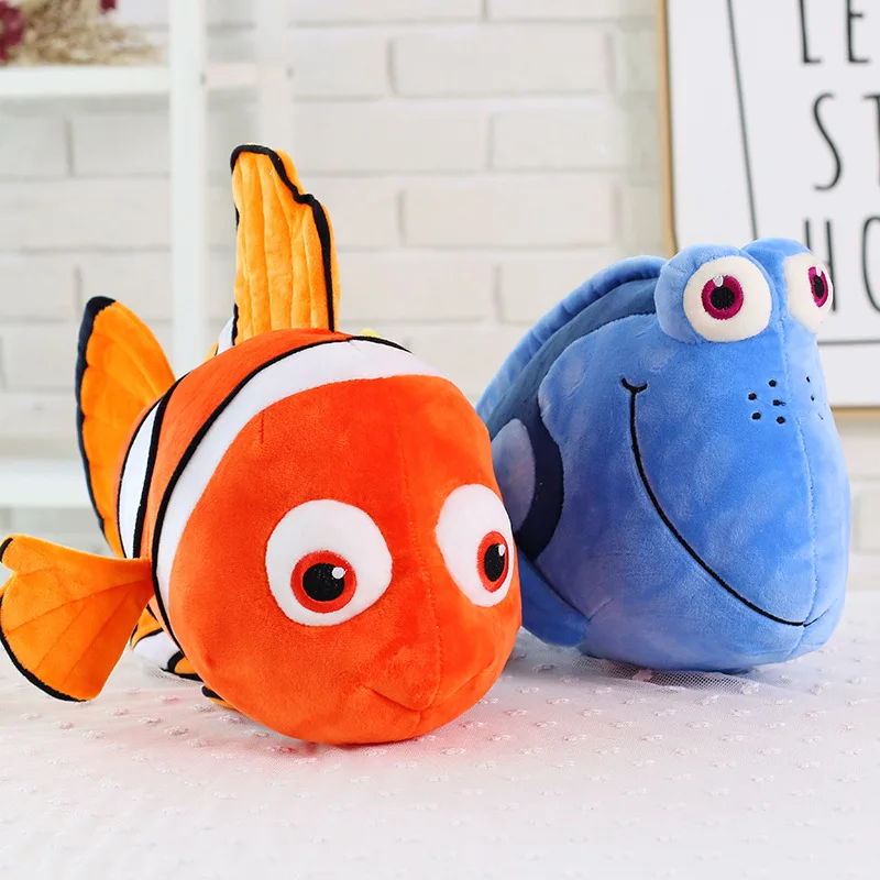 Disney игрушки 2 шт./компл. 18 см поиска герой Nemo Plush Toys с изображениями из мультфильма